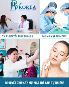 "Trẻ hơn 10 tuổi sau khi cấy mỡ mặt baby face tại BB KOREA Đồng Xoài"