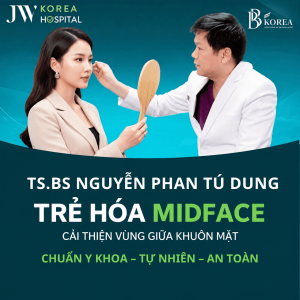 TS.BS Nguyễn Phan Tú Dung thăm khám và tư vấn vùng Midface tại BB KOREA